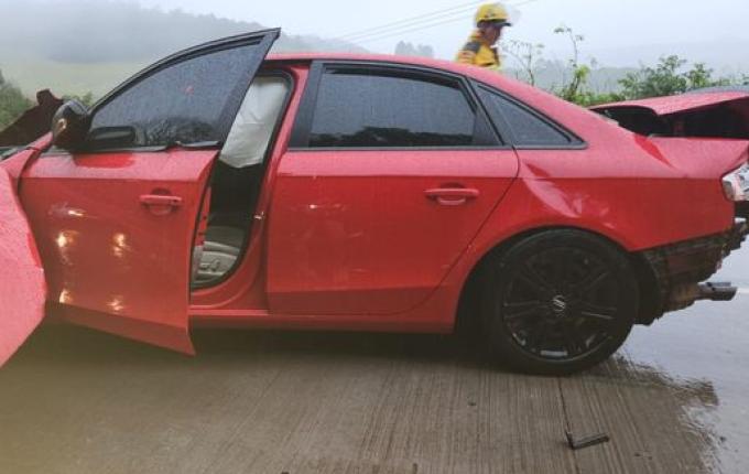 Cedrense sofre acidente na BR 163