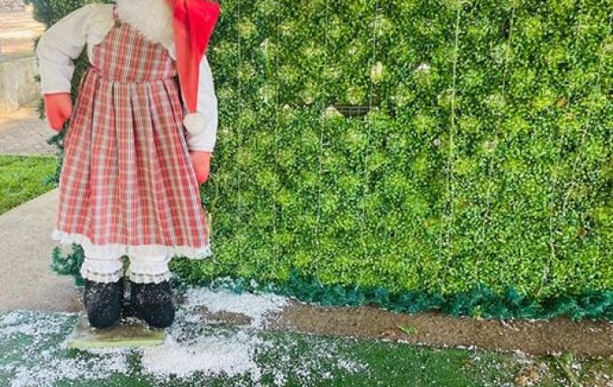 Decoração de Natal de Itapiranga sofre vandalismo