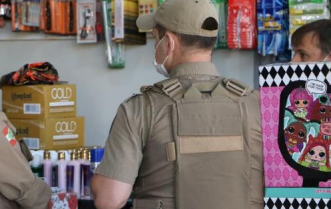 Polícia Militar inicia fiscalização sanitária no comércio em SMO