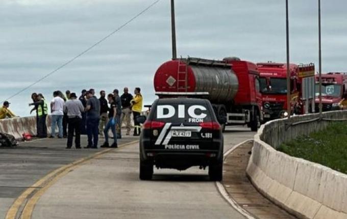 Motociclista morre em grave acidente na BR 163, em São José do Cedro