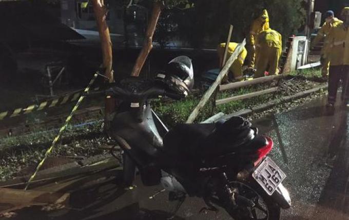 VÍDEO: Homem é atropelado em São Miguel do Oeste