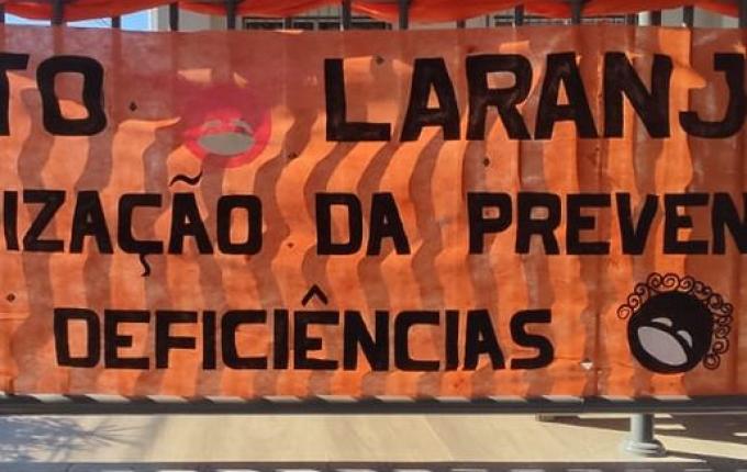 APAE Viviane realiza caminhada alusiva ao Agosto Laranja em São José do Cedro