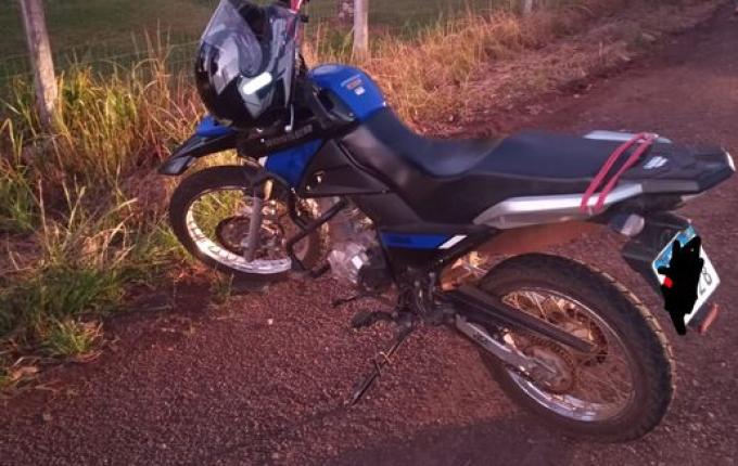 Colisão entre motos deixa idoso ferido na SC-163 em São João do Oeste