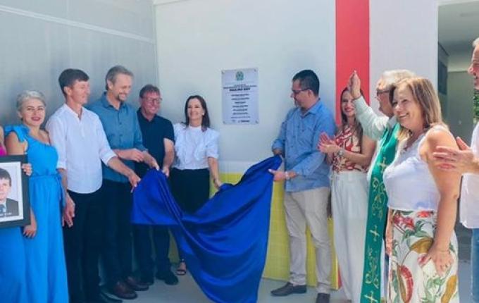 Inaugurado o Complexo Educacional de Linha Santa Fé Alta