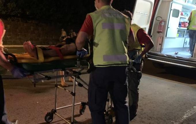 VÍDEO: Idosa fica ferida após ser atropelada na faixa de pedestres em Descanso