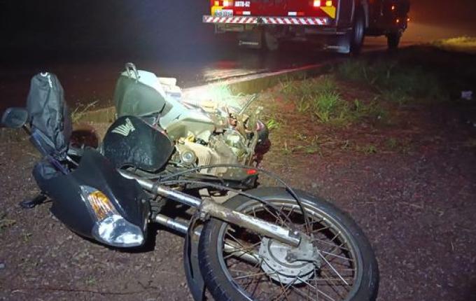 Acidente de trânsito na BR-163 em Guaraciaba deixa homem ferido