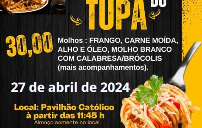 Tradicional macarronada do grupo Escoteiro Tupã acontece neste sábado
