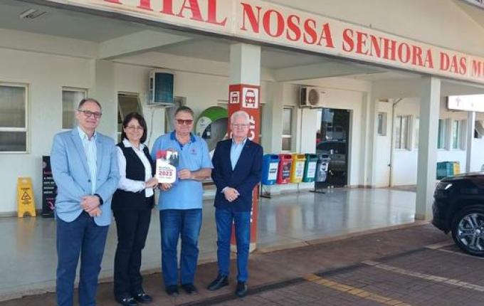 Comitiva de autoridades do Estado visitam hospital de Iporã do Oeste