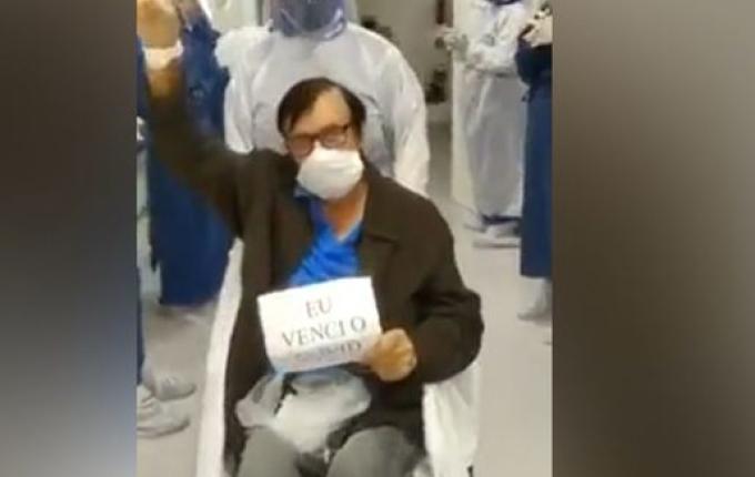 VÍDEO: Paciente recebe alta e emociona com depoimento em Chapecó