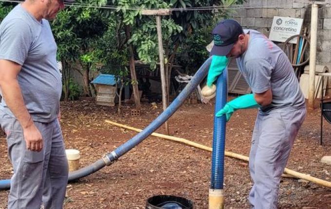 Programa de limpeza de fossas já atendeu mais de 160 residências em Descanso