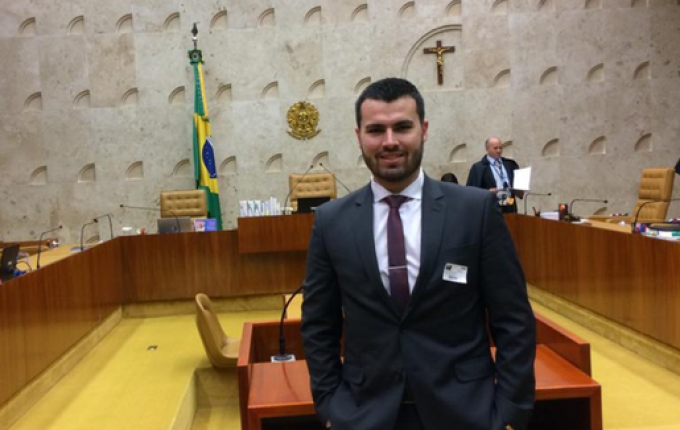 Acadêmico da Unoesc de SMOeste representa o estado em visita técnica ao STJ