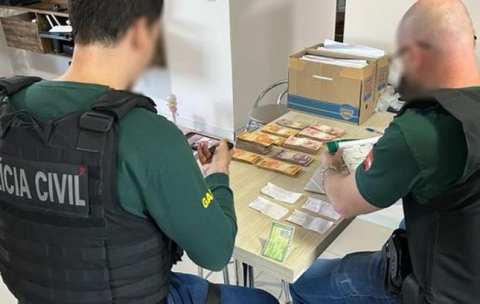 Gaeco deflagra operação e cumpre mandados de busca e apreensão em Ponte Serrada