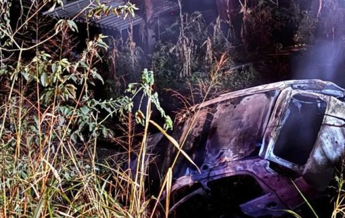 Vítima de sequestro morre após perseguição e grave acidente na BR-282