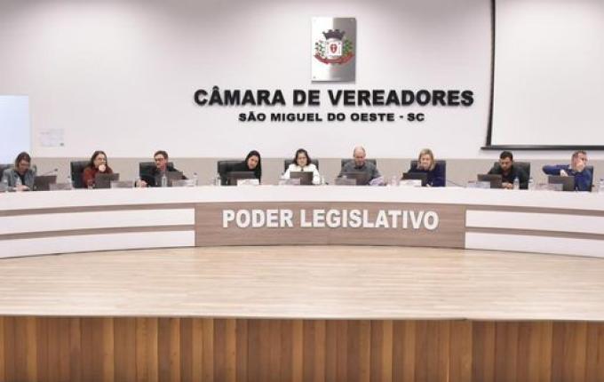 Vereadores de São Miguel do Oeste aprovam projetos do Executivo em segundo turno