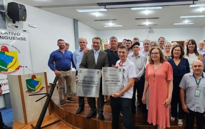 Legislativo de Itapiranga homenageia Epagri e Ex-Governador