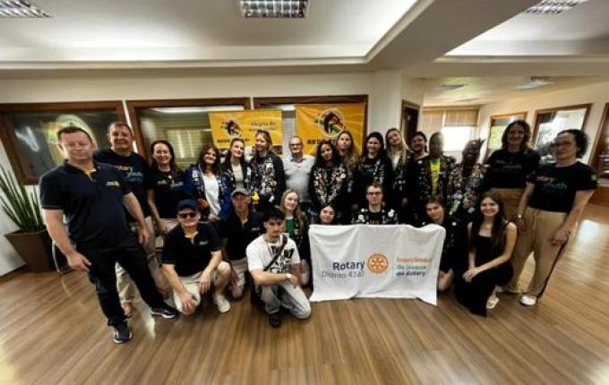Intercambistas do Rotary visitam SMO e destacam acolhida e troca cultural