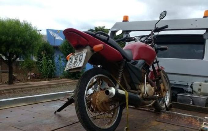Motocicleta furtada em SMOeste é recuperada 10 dias após em Barra Bonita