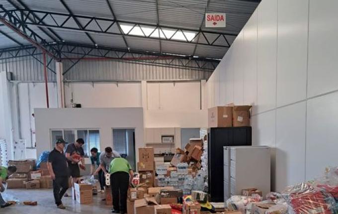 Campanha "Coopera Rio Grande do Sul" arrecada cinco toneladas de doações