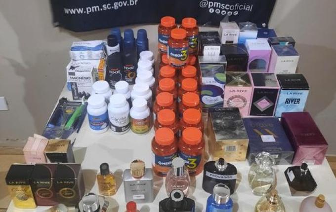 PM de maravilha recupera produtos furtados horas após o cometimento dos crimes