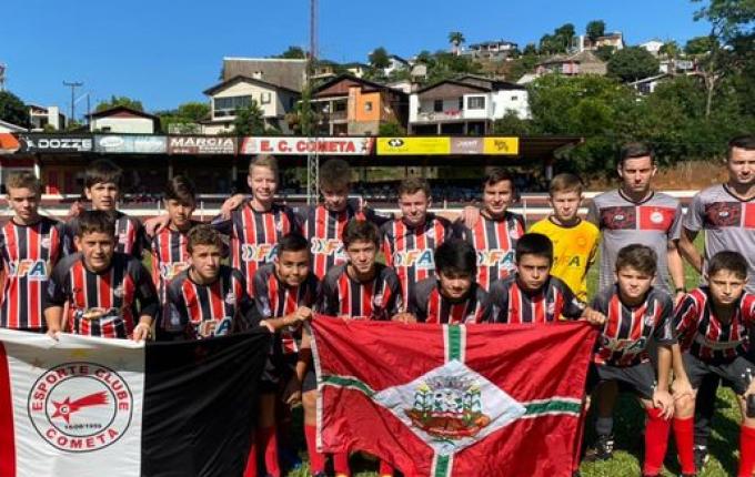 Cometa vence em três categorias no penúltimo jogo da regional de base