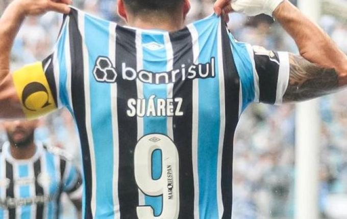 Grêmio vence o Cuiabá com gol de Suárez e volta à terceira colocação