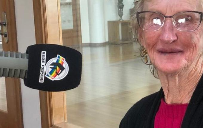 Retrato Falado recebe Gladis Maria Rodrigues, moradora de Bandeirante