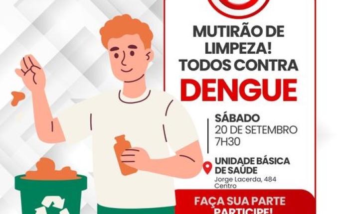 Guarujá do Sul se Mobiliza para o dia mundial da limpeza no combate ao aedes aegypti