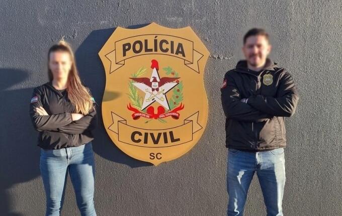 Polícia cumpre mandado em Chapecó durante operação contra extorsão digital