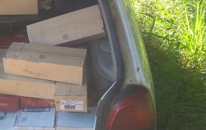 Polícia Militar apreende 50 caixas de vinho em Romelândia