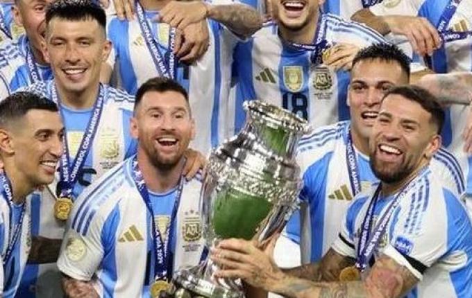 Argentina vence Colômbia e conquista Copa América pela 16ª vez