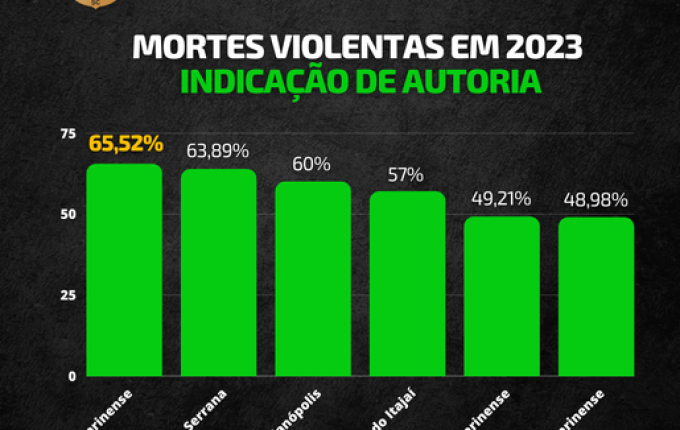 Região Oeste lidera resolução de crimes graves em Santa Catarina