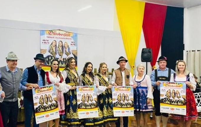 Lançado cartaz e traje oficial das soberanas da 43ª Oktoberfest de Itapiranga