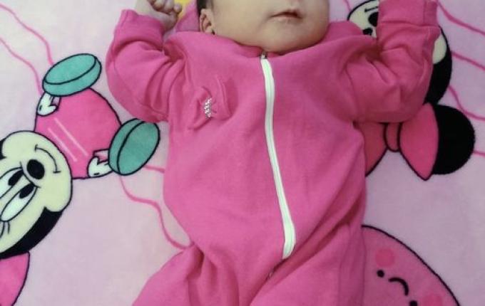 Primeira criança a nascer em 2025 em Campo Erê é uma menina