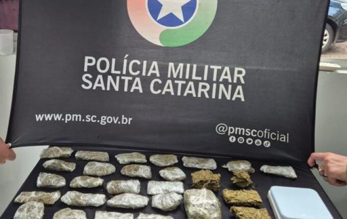 Três pessoas são presas com quase 2 quilos de maconha em SMO