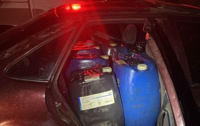 Polícia Militar prende contrabando de óleo diesel em Dionísio Cerqueira