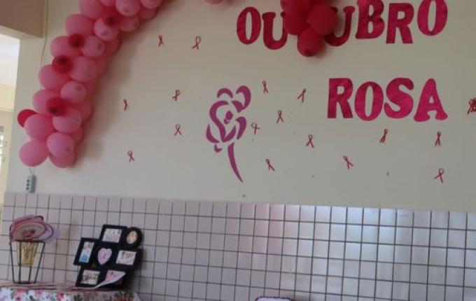 Escola Raul Pompéia realiza evento alusivo ao Outubro Rosa