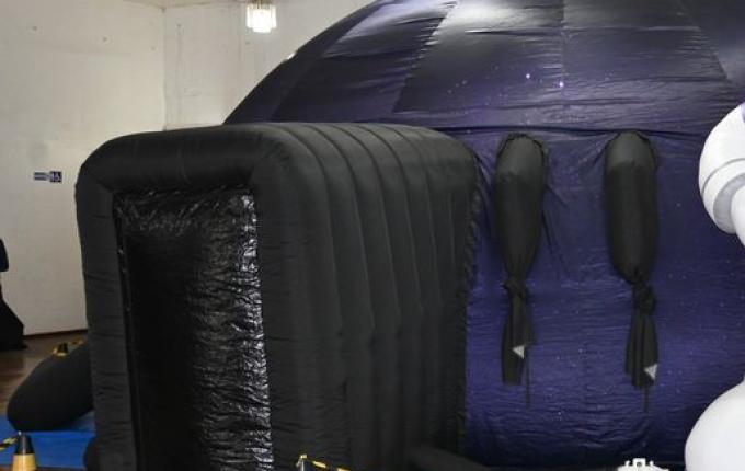 Planetário itinerante reúne 1.200 espectadores em Descanso