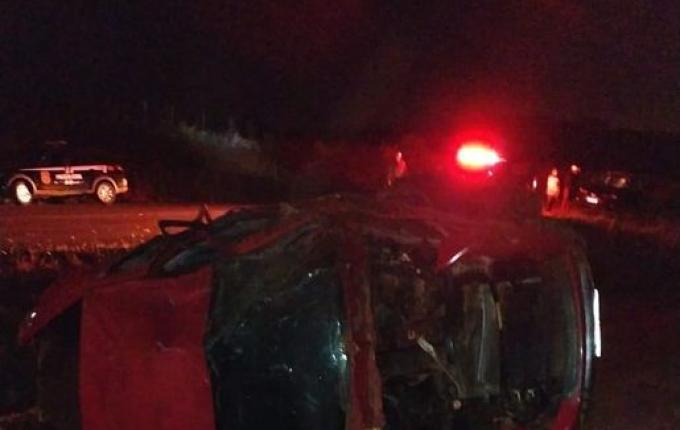 Motorista morre em capotamento na SC-305