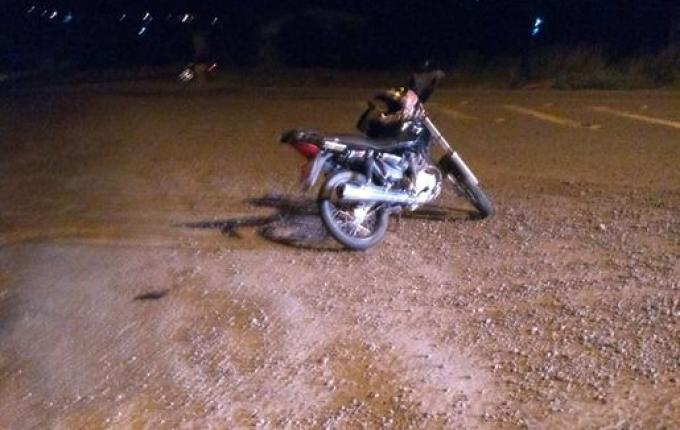Colisão entre motos deixa homem ferido em São José do Cedro