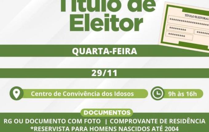 São José do Cedro fará mutirão do Programa Justiça Eleitoral em Movimento
