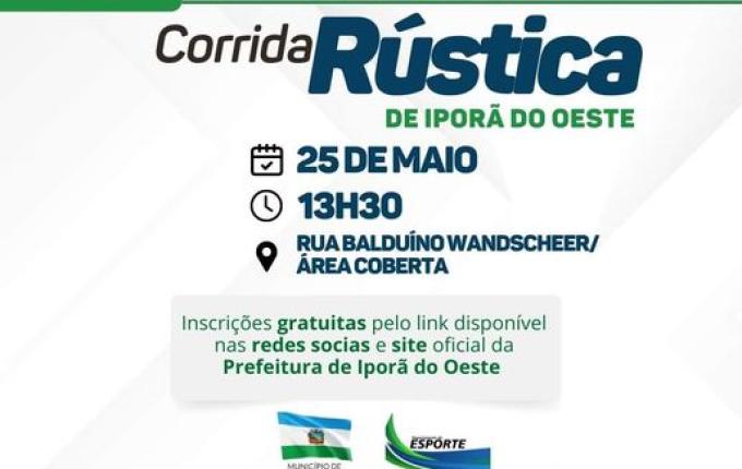 Corrida Rústica acontece neste sábado em Iporã do Oeste