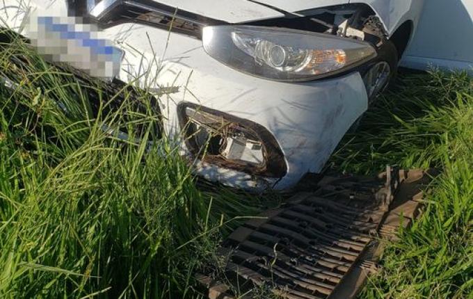 Saída de pista é registrada na SC-163 em Iporã do Oeste