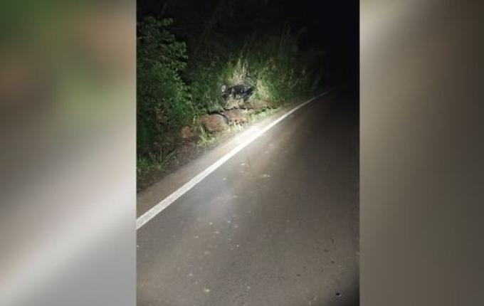 Colisão entre carros é registrada na SC-492 em SMOeste