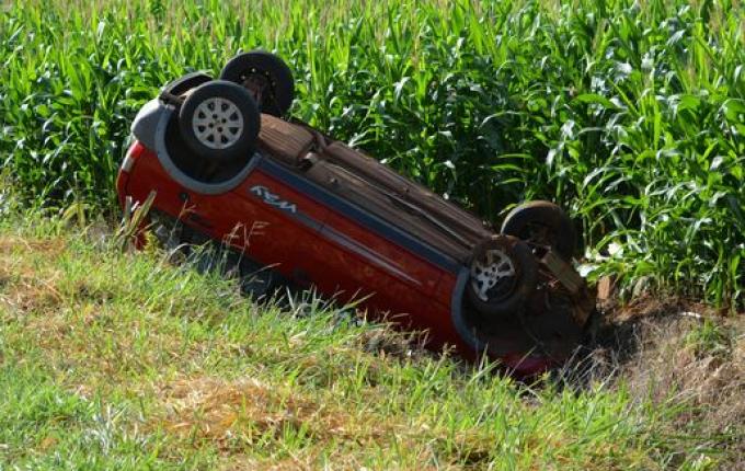 Homem fica ferido em saída de pista na SC-163 em Descanso