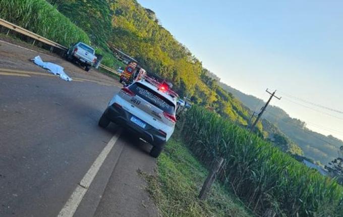 Motociclista que morreu em acidente em Mondaí é identificado