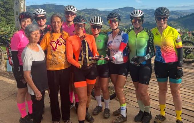 Ciclistas do Oeste chegam no Santuário sem percalços no Caminho da Fé