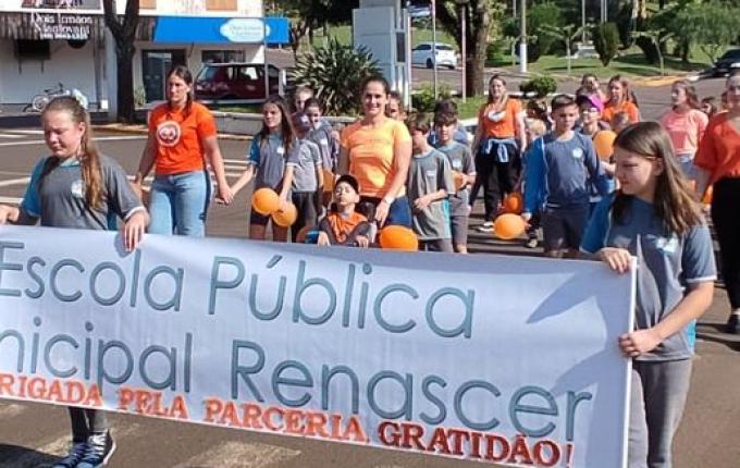 APAE de Cedro promove caminhada com o foco a promoção a saúde