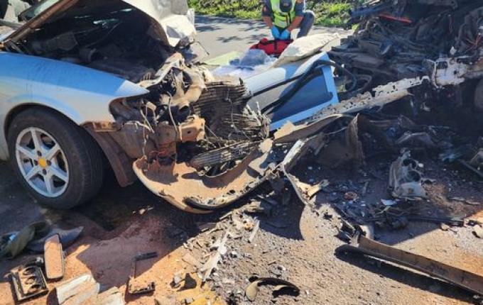 Grave acidente na SC-163 deixa dois feridos em Itapiranga