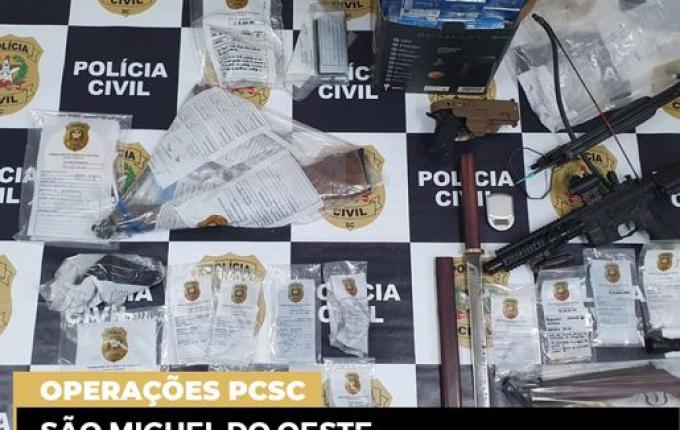 Seis pessoas são presas em ação que investiga furto de trator da prefeitura de SMOeste