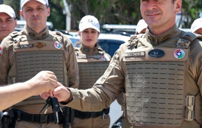 SC recebe 25 novas viaturas para reforço no Policiamento Rodoviário e ações humanitárias